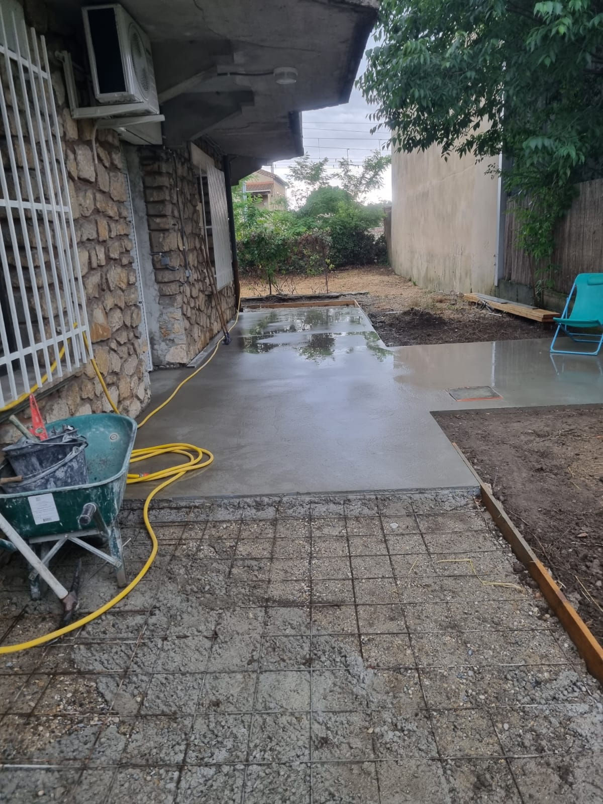 Pose de carrelage moderne