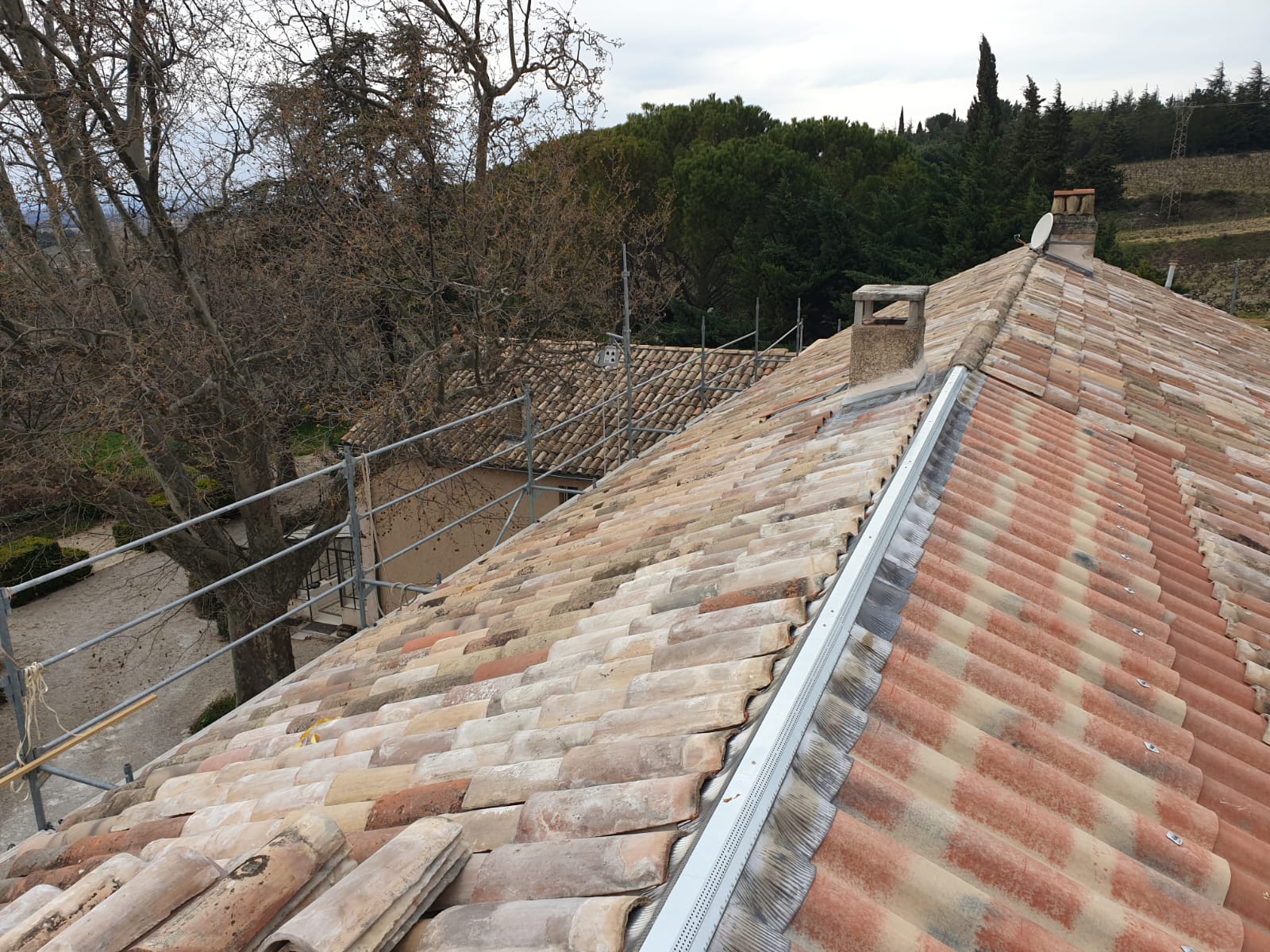 Couverture tuiles – artisan Drôme